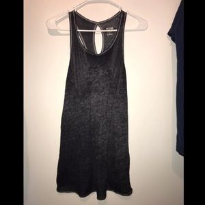 Open back flowy tank